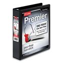 Premier Easy Open ClearVue Locking Slant-D Ring Binder, 3 Rings, 1.5" Capacity, 11 x 8.5, Black