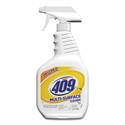 Multi-Surface Cleaner, Lemon, 32 oz Spray Bottle, 9/Carton