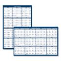 Recycled Yearly Reversible Wall Calendar Non-Laminated, 24 x 37, White/Blue Sheets, 12-Month (Jan to Dec): 2026