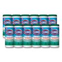 Disinfecting Wipes, 1-Ply, 7 x 8, Fresh Scent, White, 35/Canister, 12 Canisters/Carton