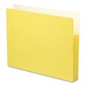 Colored File Pockets, 1.75" Expansion, Letter Size, Yellow
