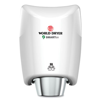 SMARTdri Hand Dryer, 110-120 V, 9.33 x 7.67 x 12.5, Aluminum, White