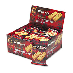 Shortbread Cookies, 2/Pack, 24 Packs/Box