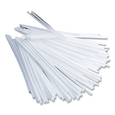 Plastic Stir Sticks, 5", White, 1,000/Box