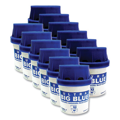 In-Tank Blue Automatic Toilet Bowl Cleaner, Unscented, 9 oz, 12/Box