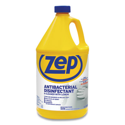 Antibacterial Disinfectant, Lemon Scent, 1 gal, 4/Carton