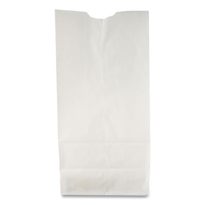 Grocery Paper Bags, #2 Size, 4.31" x 2.44" x 7.88", White, 500/Bundle