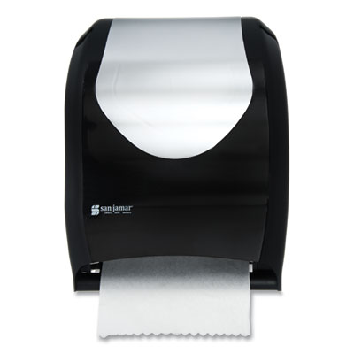 Tear-N-Dry Touchless Roll Towel Dispenser, 16.75 x 10 x 12.5, Black/Silver