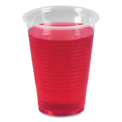 Translucent Plastic Cold Cups, 9 oz, 100/Sleeve, 25 Sleeves/Carton