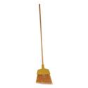 Angler Broom, 53" Handle, Yellow, 12/Carton