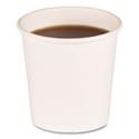 Paper Hot Cups, 4 oz, White, 50/Sleeve, 20 Sleeves/Carton