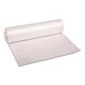 Recycled Low-Density Polyethylene Can Liners, 33 gal, 1.1 mil, 33" x 39", Clear, Perforated, 10 Bags/Roll, 10 Rolls/Carton