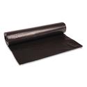 Recycled Low-Density Polyethylene Can Liners, 45 gal, 0.8 mil, 40" x 48", Black, Perforated, 10 Bags/Roll, 10 Rolls/Carton