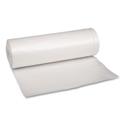 Recycled Low-Density Polyethylene Can Liners, 60 gal, 1.75 mil, 38" x 58", Clear, Perforated, 10 Bags/Roll, 10 Rolls/Carton