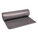 Low-Density Waste Can Liners, 56 gal, 1.1 mil, 43" x 47", Gray, Perforated Roll, 20 Bags/Roll, 5 Rolls/Carton