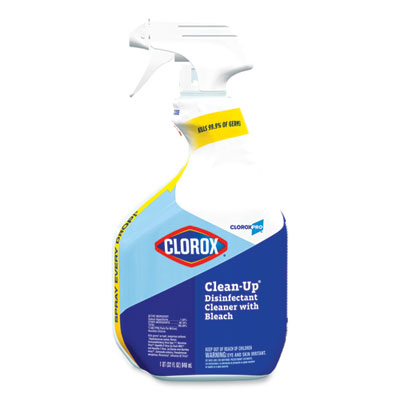 CloroxPro Clean-Up Disinfectant Cleaner with Bleach, 32 oz Smart Tube Spray