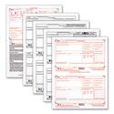 W-2 Tax Forms for Inkjet/Laser Printers, Fiscal Year: 2023, Four-Part Carbonless, 8.5 x 5.5, 2 Forms/Sheet, 50 Forms Total