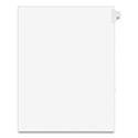 Preprinted Legal Exhibit Side Tab Index Dividers, Avery Style, 10-Tab, 51, 11 x 8.5, White, 25/Pack, (1051)