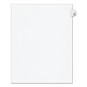 Preprinted Legal Exhibit Side Tab Index Dividers, Avery Style, 10-Tab, 52, 11 x 8.5, White, 25/Pack, (1052)