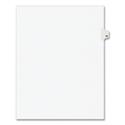 Preprinted Legal Exhibit Side Tab Index Dividers, Avery Style, 10-Tab, 56, 11 x 8.5, White, 25/Pack, (1056)