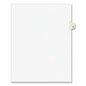 Preprinted Legal Exhibit Side Tab Index Dividers, Avery Style, 10-Tab, 57, 11 x 8.5, White, 25/Pack, (1057)