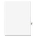 Preprinted Legal Exhibit Side Tab Index Dividers, Avery Style, 10-Tab, 67, 11 x 8.5, White, 25/Pack, (1067)