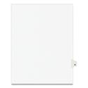 Preprinted Legal Exhibit Side Tab Index Dividers, Avery Style, 10-Tab, 70, 11 x 8.5, White, 25/Pack, (1070)