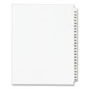 Preprinted Legal Exhibit Side Tab Index Dividers, Avery Style, 25-Tab, 151 to 175, 11 x 8.5, White, 1 Set, (1336)