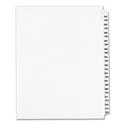 Preprinted Legal Exhibit Side Tab Index Dividers, Avery Style, 25-Tab, 351 to 375, 11 x 8.5, White, 1 Set, (1344)