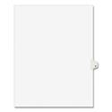 Preprinted Legal Exhibit Side Tab Index Dividers, Avery Style, 26-Tab, P, 11 x 8.5, White, 25/Pack, (1416)