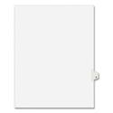 Preprinted Legal Exhibit Side Tab Index Dividers, Avery Style, 26-Tab, S, 11 x 8.5, White, 25/Pack, (1419)