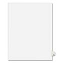 Preprinted Legal Exhibit Side Tab Index Dividers, Avery Style, 26-Tab, Y, 11 x 8.5, White, 25/Pack, (1425)