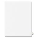 Preprinted Legal Exhibit Side Tab Index Dividers, Avery Style, 26-Tab, Z, 11 x 8.5, White, 25/Pack, (1426)