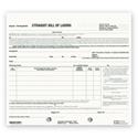 Snap-A-Way Bill of Lading, Short Form, Three-Part Carbonless, 7 x 8.5, 250 Forms Total