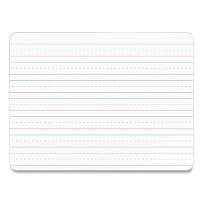 Double-Sided Dry Erase Lap Board, 12" x 9", White Surface, 10/Pack