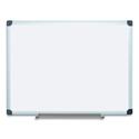 Porcelain Value Dry Erase Board, 36" x 48", White Surface, Satin Aluminum Frame