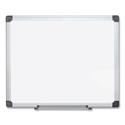 Porcelain Value Dry Erase Board, 48" x 96", White Surface, Satin Aluminum Frame