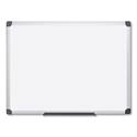 Value Lacquered Steel Magnetic Dry Erase Board, 96" x 48", White Surface, Satin Aluminum Frame