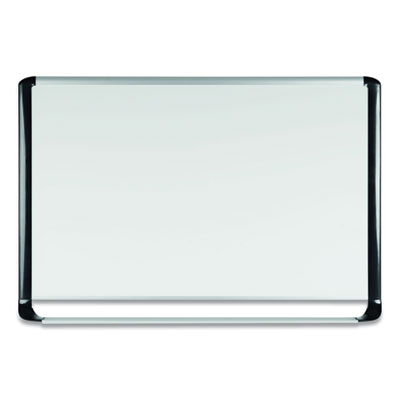 Pure Platinum Dry Erase Board, 96" x 48", White Surface, Silver/Black Aluminum Frame