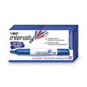 Intensity Low Odor Chisel Tip Dry Erase Marker, Broad Chisel Tip, Blue, Dozen