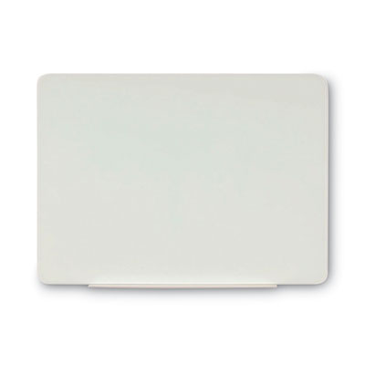 Magnetic Glass Dry Erase Board, 36" x 24", Opaque White Surface