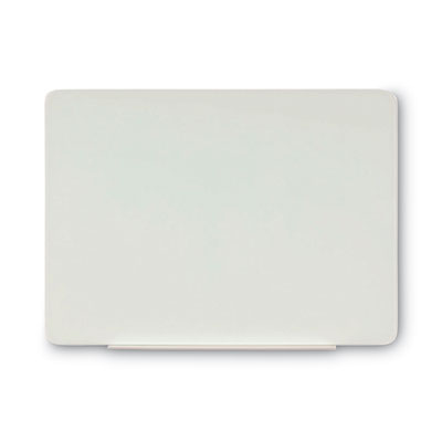 Magnetic Glass Dry Erase Board, 48" x 36", Opaque White Surface