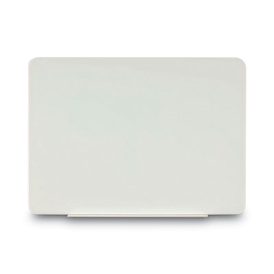 Magnetic Glass Dry Erase Board, 60" x 48", Opaque White Surface