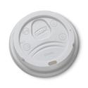Sip-Through Dome Hot Drink Lids, Fits 10 Oz Cups, White, 100/pack