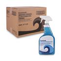 Industrial Strength Glass Cleaner with Ammonia, Unscented, 32 oz Trigger Spray Bottle, 12/Carton