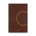 One-Day-Per-Page Planning Notebook, 9 x 6, Dark Brown/Orange Cover, 12-Month (Jan to Dec): 2024