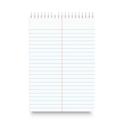 Steno Pads, Gregg Rule, Red Cover, 80 White 6 x 9 Sheets
