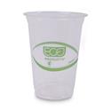 GreenStripe Renewable and Compostable Cold Cups, 16 oz, Clear, 50/Pack, 20 Packs/Carton