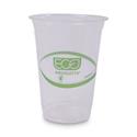 GreenStripe Renewable and Compostable Cold Cups Convenience Pack, 16 oz, Clear, 50/Pack