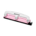 12-Sheet Ez Squeeze Incourage Three-Hole Punch, 9/32" Holes, Pink